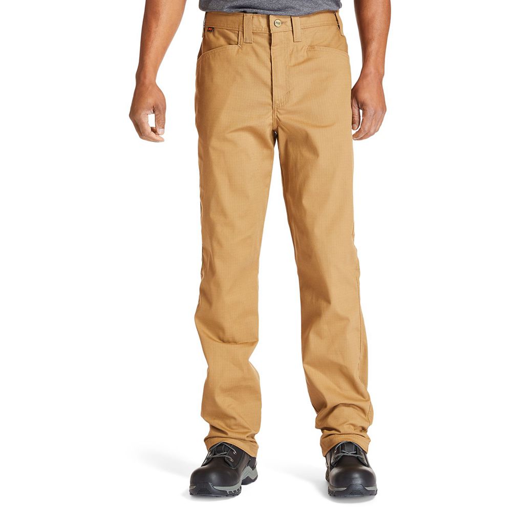 Pantalones Timberland Hombre Pro® Work Warrior Lt Ripstop Utility Marrones - Chile SZR-093276